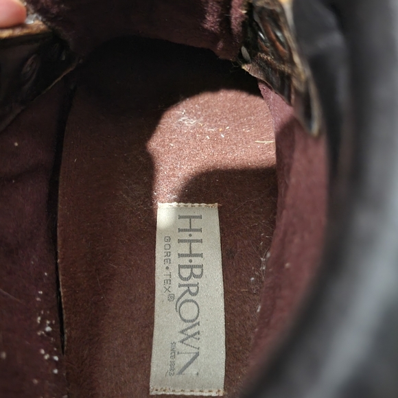 HH Brown Goretex Leather Hiking Boots Size 7